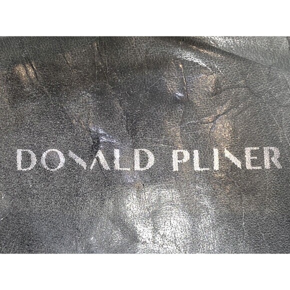 Donald Pliner Donnie Loafers Shoes Mens Size 10.5 Black Leather Horsebit Slip On main image 4